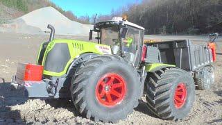 CLAAS XEREON 5000 RC! HEAVY CONSTRUCTION MACHINES WORK  REAL AT THE BIG RC CONSTRUCTION SITE