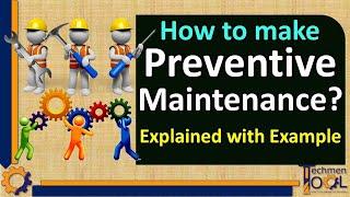 How to make Preventive Maintenance? | Maintenance Checklist | Predictive | Production | with example