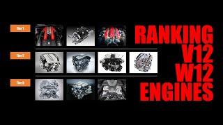 Ranking Twelve-Cylinder Engines in Series Production This Century (V12 & W12 petrol & diesel)