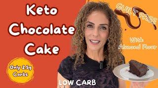 KETO Chocolate Cake  - Only 2.5g Carbs Per Serve