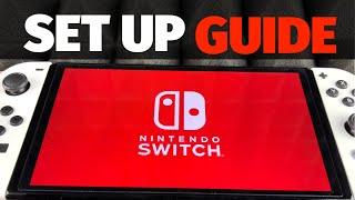 How to Set Up New Nintendo Switch Oled Model | Beginners Guide | First Time Turning On