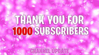 THANK YOU FOR 1000 SUBSCRIBERS! Channel Update | SpencerPremier