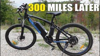 Ancheer Electric Bike Review 300 Miles Later (...on Homemade MTB Track)