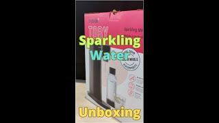 Unboxing Sparkling Water machine TOBY. Made of WOOD. Not plastic.