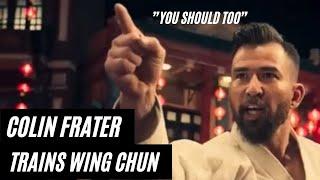 Colin Frater trains Wing Chun free chisau is the best way