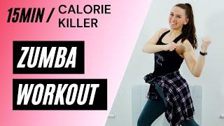 15min FUN ZUMBA CARDIO DANCE WORKOUT || Calorie Killer || Dance the calories away!