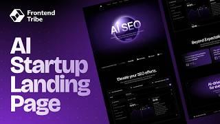 Create a Stunning AI Landing Page from Scratch (React, Next.js, Tailwind, Framer Motion)