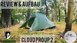 Review und Aufbauvideo - Cloud Up Pro 2 von Alpin Loacker