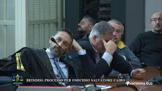 PROCESSI DI PUGLIA DELL'11 MARZO 2025 - PROCESSO PER OMICIDIO SALVATORE CAIRO