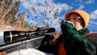 Tracking Bucks On Fresh Snow In Northern Maine | The End Of My 2024 Deer Hunting Season