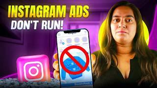 Don't Run INSTAGRAM ADS Without Watching This Video 