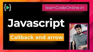 Callback and arrow function introduction in array