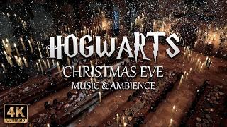 Christmas Eve at Hogwarts | 4K Cinematic Harry Potter Music & Ambience