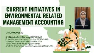 MAF651 Current Initiatives in Environmental Related Management Accounting