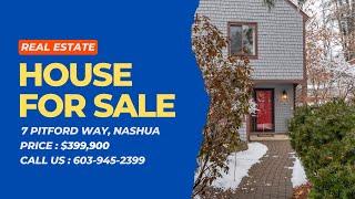 Newest home for sale in Nashua, NH located at 7 Pitford Way near Amherst Street #propertytour