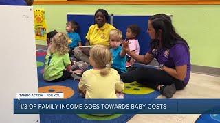 One-third of family income goes to baby costs