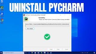 How to Uninstall PyCharm on Windows 11