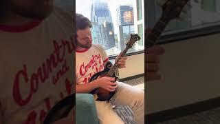 Jarrod Walker, a Wienman mandolin, and the Nashville skyline