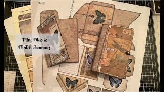 Design team project for “WhichCraft DoYouDo using the “Mix & Match Mini Journals Kit One” kit