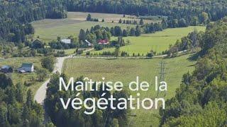 La maîtrise de la végétation au Québec