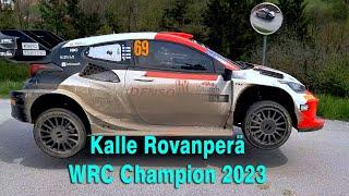 Kalle Rovanperä - WRC Champion 2023, always maximum attack, raw sound