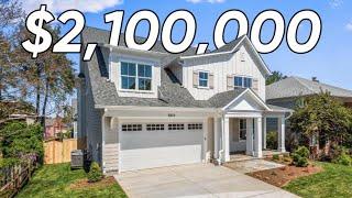 Touring a $2.1m MASTERPIECE in Bethesda, MD By Local Builder Meridian Homes!