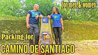 CAMINO DE SANTIAGO light packing list 2022