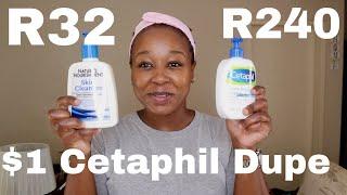 CETAPHIL GENTLE SKIN CLEANSER VS DISCHEM’S IN-HOUSE BRAND CLEANSER| SOUTH AFRICAN YOUTUBER