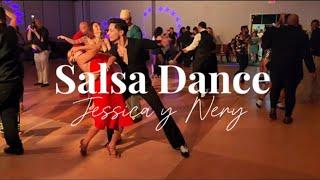 Nery Garcia & Jessica Quiles Salsa Social Dance