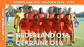 Vriendschappelijk | Samenvatting Nederland O18 - Oekraïne O19 vrijdag 11 oktober 2024