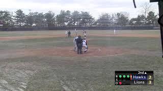 Baseball |  Game 2 Hagerstown Hawks @ CCBC Dundalk Lions