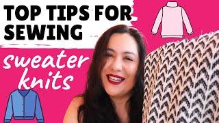 Sewing SWEATER KNITS Like a Pro Made Easy with These TOP TIPS!