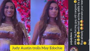 Judy Austin sends Trolls 2 attack May Edochie afta seeing her @ Movie premiere and Judy Not invited