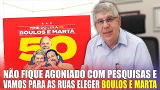 Não fique agoniado com pesquisas e vamos para as ruas ELEGER BOULOS E MARTA