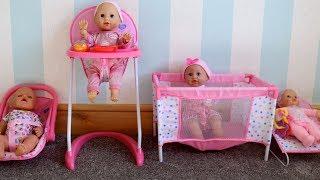 Baby Dolls 4-in-1 Nursery Sets Baby Born Baby Annabell Nursery Center Dolls Pram