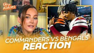 Kay Adams Reacts to Commanders Upset of Bengals, Burrow and Co. Falling to 0-3, Playoff Chances?