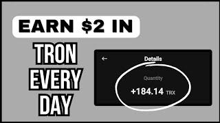 Make 5 Taps & Earn $2 In Tron Everyday! (184 Trx Payment Proof!)