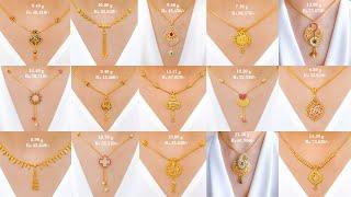 Latest Gold Simple Chains/Necklace Designs With Weight And Price || Shridhi Vlog
