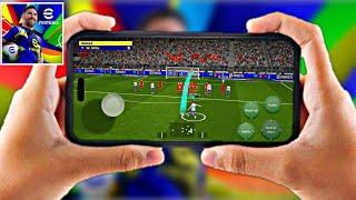 eFOOTBALL 2025 MOBILE | IPHONE 15 PRO MAX GAMING TEST | ULTRA GRAPHICS GAMEPLAY [120 FPS]