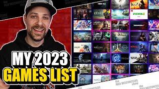 Every game I played in 2023 and my thoughts on each