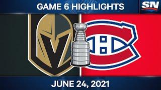 NHL Game Highlights | Canadiens vs. Golden Knights, Game 6 - Jun. 24, 2021