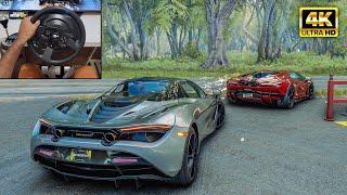 McLaren 720s & Lamborghini Revuelto | The Crew Motorfest | Thrustmaster T300RS Gameplay