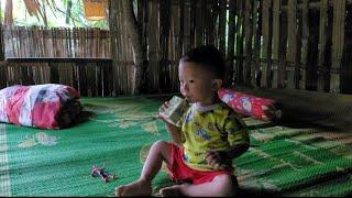 Single mother, 17 years old, mother and daughter at home, making bean dish, Ly Tieu Anh