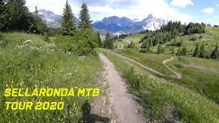 Sellaronda MTB Tour in senso Antiorario - 4 passi in Mtb - GoPro