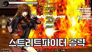 [던파모바일] 스트리트파이터 공략 (스킬트리, 장비템 추천, 스킬룬, 스킬 활용) (던파M / DNF MOBILE)