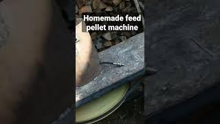 Homemade feed pellet machine