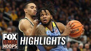 No. 6 Purdue Boilermakers vs. No. 15 Marquette Golden Eagles Highlights | FOX College Basketball