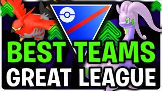 IT'S BACK! The *BEST* 10 TEAMS for the OPEN GREAT LEAGUE in POKEMON GO  | GO BATTLE LEAGUE