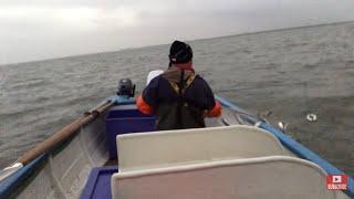 The new engine wont start! Net fishing herring in the deeper water in the dark! Boat sea fishing.