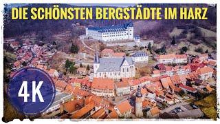 Wildromantische Bergstädte im Harz  - Teil 1  - Wildemann & Stolberg  - 4K mit Drohne